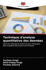 Technique d'analyse quantitative des donnees