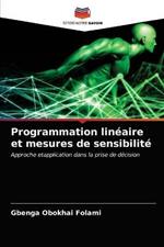 Programmation lineaire et mesures de sensibilite