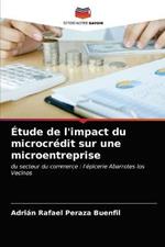 Etude de l'impact du microcredit sur une microentreprise