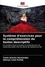 Systeme d'exercices pour la comprehension de textes descriptifs