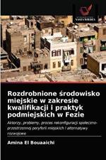 Rozdrobnione srodowisko miejskie w zakresie kwalifikacji i praktyk podmiejskich w Fezie