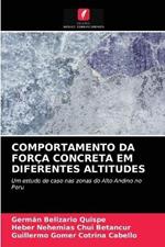 Comportamento Da Forca Concreta Em Diferentes Altitudes