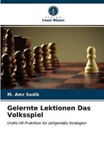 Gelernte Lektionen Das Volksspiel