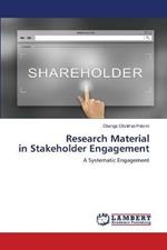 Research Material in Stakeholder Engagement