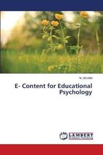 E- Content for Educational Psychology