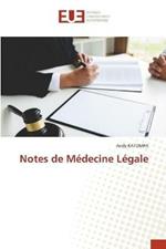 Notes de Medecine Legale