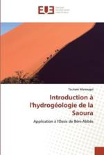 Introduction a l'hydrogeologie de la Saoura