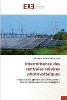 Intermittence des centrales solaires photovoltaiques