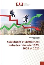 Similitudes et differences entre les crises de 1929, 2008 et 2020