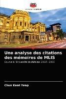 Une analyse des citations des memoires de MLIS