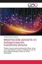 Meditacion Advaita VI: Autopercepcion transfinita directa