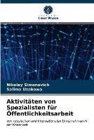 Aktivitaten von Spezialisten fur OEffentlichkeitsarbeit