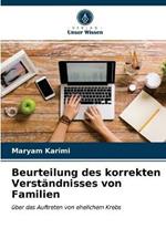 Beurteilung des korrekten Verstandnisses von Familien