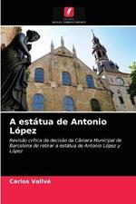 A estatua de Antonio Lopez