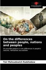 On the differences between people, nations and peoples