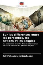 Sur les differences entre les personnes, les nations et les peuples