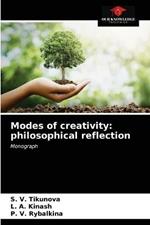 Modes of creativity: philosophical reflection