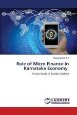 Role of Micro Finance in Karnataka Economy