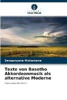 Texte von Basotho Akkordeonmusik als alternative Moderne