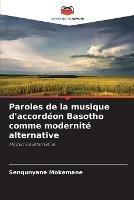 Paroles de la musique d'accordeon Basotho comme modernite alternative