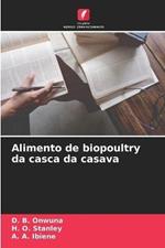 Alimento de biopoultry da casca da casava