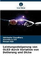 Leistungssteigerung von OLED durch Variation von Dotierung und Dicke