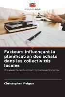 Facteurs influencant la planification des achats dans les collectivites locales