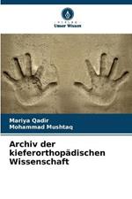 Archiv der kieferorthopadischen Wissenschaft