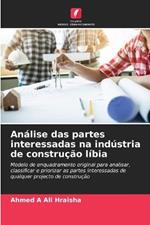 Analise das partes interessadas na industria de construcao libia