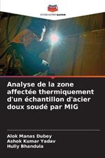 Analyse de la zone affectée thermiquement d'un échantillon d'acier doux soudé par MIG