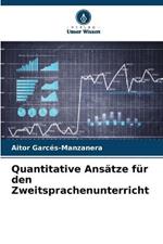 Quantitative Ansatze fur den Zweitsprachenunterricht