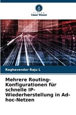 Mehrere Routing-Konfigurationen fur schnelle IP-Wiederherstellung in Ad-hoc-Netzen