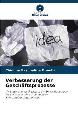 Verbesserung der Geschaftsprozesse - Chimma Paschaline Onuoha - cover