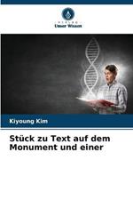 Stuck zu Text auf dem Monument und einer