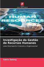 Investigacao da Gestao de Recursos Humanos