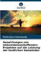 Auswirkungen von einkommensschaffenden Projekten auf die Leistung der landlichen Gemeinden