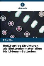 ReO3-artige Strukturen als Elektrodenmaterialien fur Li-Ionen-Batterien