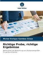 Richtige Probe, richtige Ergebnisse