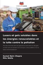 Lasers et gels solubles dans les energies renouvelables et la lutte contre la pollution