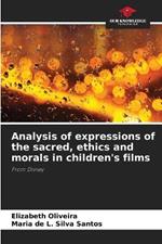 Analysis of expressions of the sacred, ethics and morals in children's films