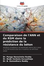 Comparaison de l'ANN et du RSM dans la prediction de la resistance du beton
