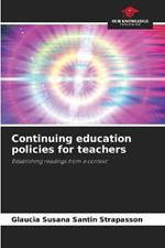 Continuing education policies for teachers