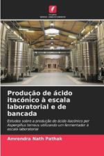 Producao de acido itaconico a escala laboratorial e de bancada