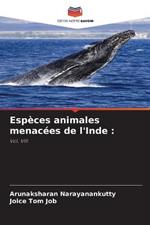 Especes animales menacees de l'Inde