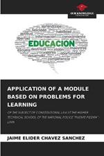 Application of a Module Based on Problems for Learning