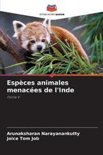 Especes animales menacees de l'Inde