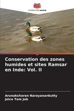 Conservation des zones humides et sites Ramsar en Inde: Vol. II