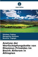 Analyse der Wertschöpfungskette von Rhamnus Prinoides im Bezirk Ahferom in Äthiopien