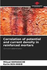 Correlation of potential and current density in reinforced mortars