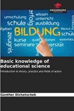 Basic knowledge of educational science